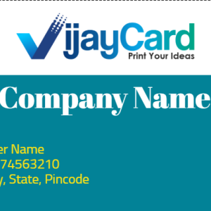 Company Business Card Blue color